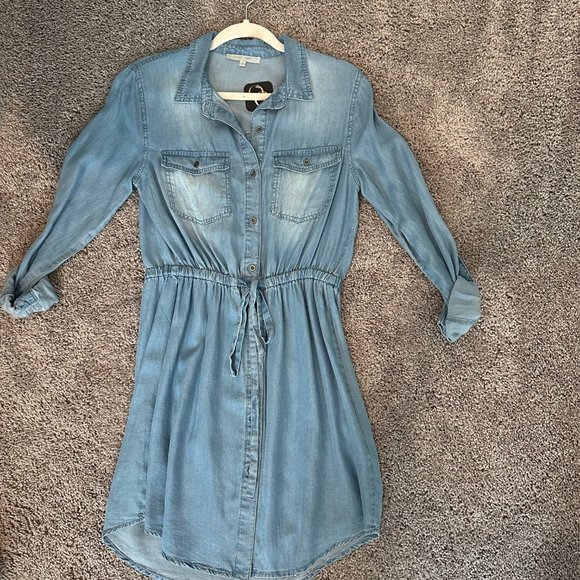 Denim Tunic Dress - Picture 6 of 10
